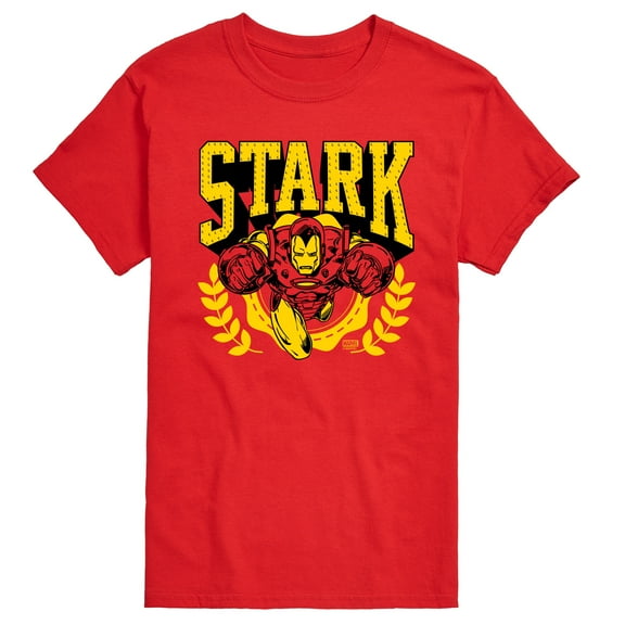 Marvel Iron Man - Stark Collegiate - Men's Short Sleeve Graphic T-Shirt