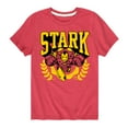 thumbnail image 1 of Marvel Iron Man - Stark Collegiate - Toddler And Youth Short Sleeve Graphic T-Shirt, 1 of 5