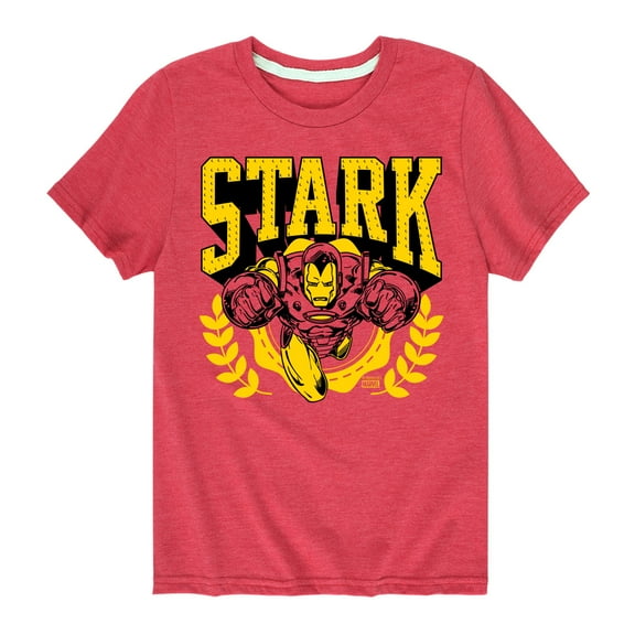 Marvel Iron Man - Stark Collegiate - Toddler And Youth Short Sleeve Graphic T-Shirt