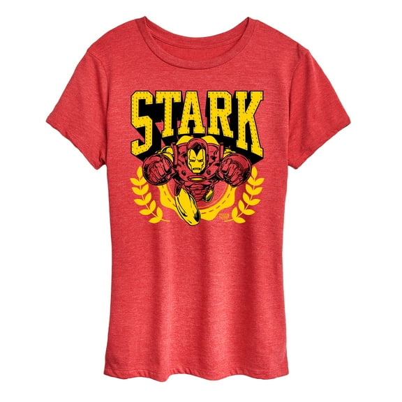 Marvel Iron Man - Stark Collegiate - Women's Short Sleeve Graphic T-Shirt