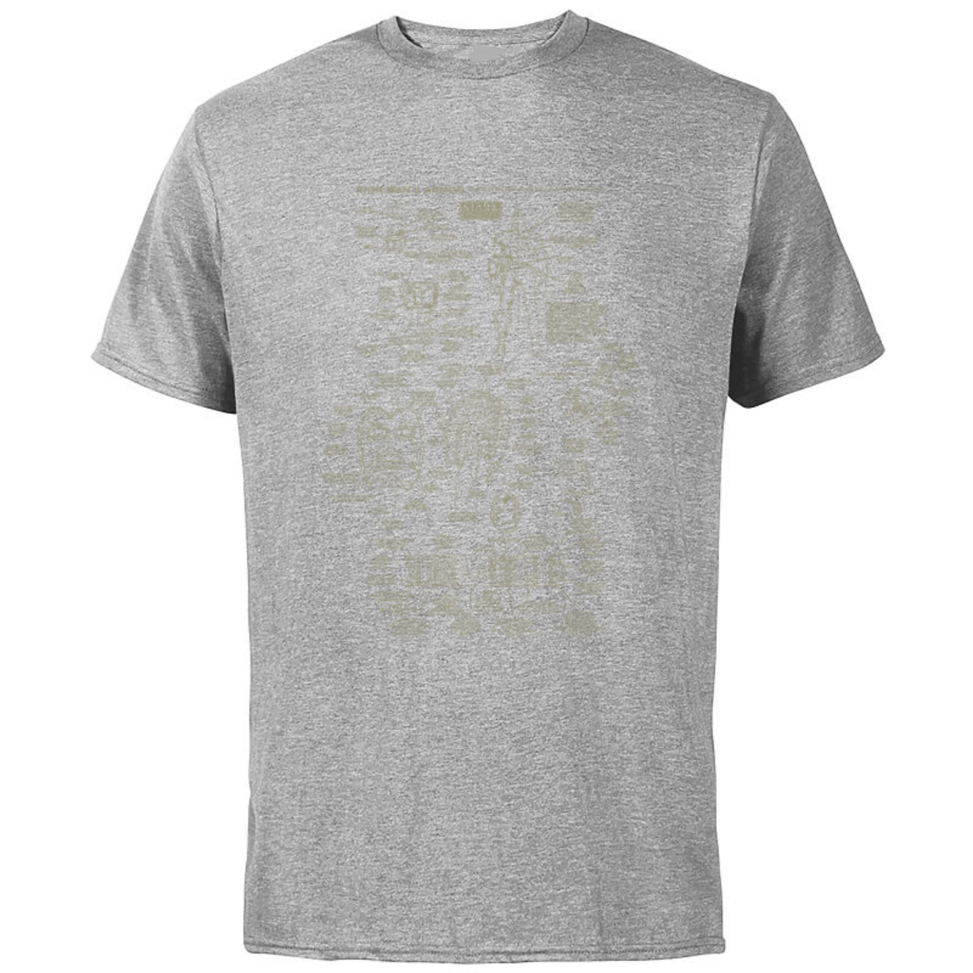 Marvel Iron Man Stark Industries Armor Details - Short Sleeve Cotton T-Shirt for Adults - Customized-Athletic Heather