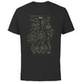 thumbnail image 1 of Marvel Iron Man Stark Industries Armor Details - Short Sleeve Cotton T-Shirt for Adults - Customized-Black, 1 of 5