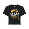 thumbnail image 1 of Marvel Iron Man - Stark Industries - Juniors Cropped Graphic T-Shirt, 1 of 5