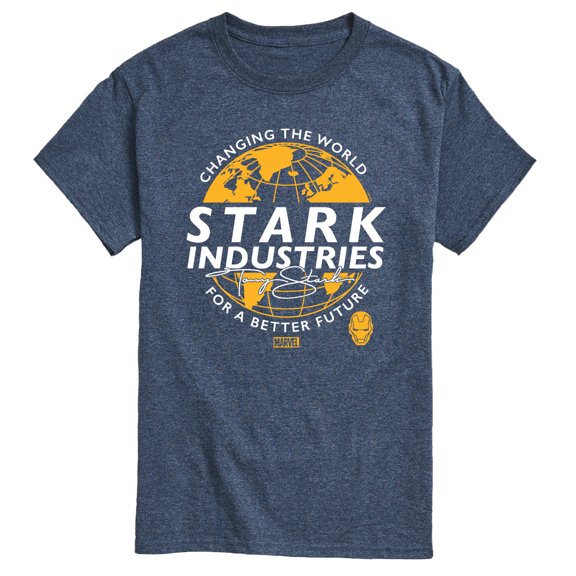 Marvel Iron Man - Stark Industries - Men's Short Sleeve Graphic T-Shirt