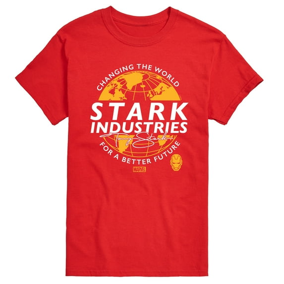 Marvel Iron Man - Stark Industries - Men's Short Sleeve Graphic T-Shirt