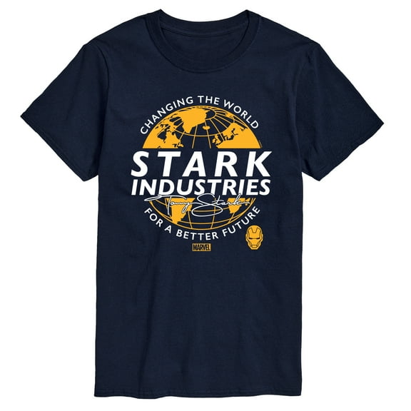 Marvel Iron Man - Stark Industries - Men's Short Sleeve Graphic T-Shirt