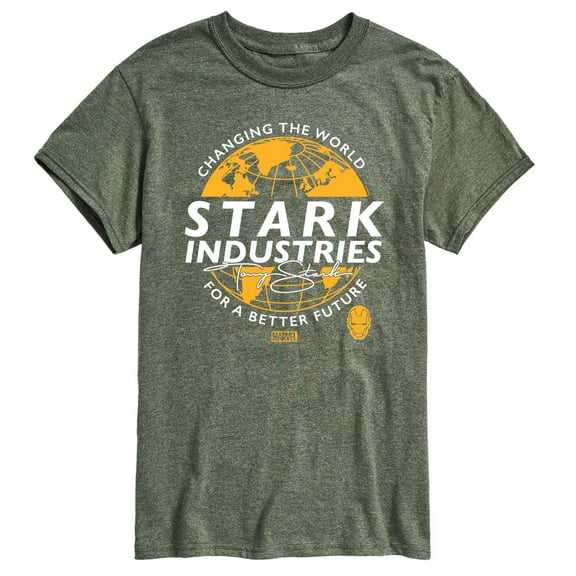 Marvel Iron Man - Stark Industries - Men's Short Sleeve Graphic T-Shirt