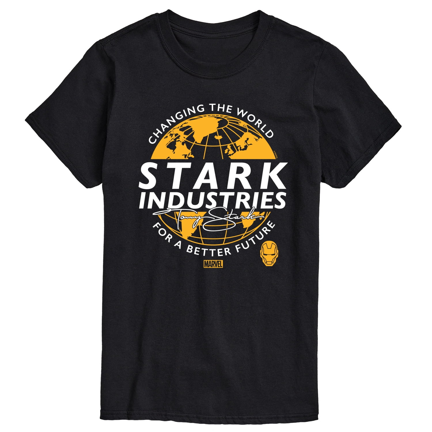 Marvel Iron Man - Stark Industries - Men's Short Sleeve Graphic T-Shirt