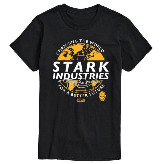Marvel Iron Man - Stark Industries - Men's Short Sleeve Graphic T-Shirt