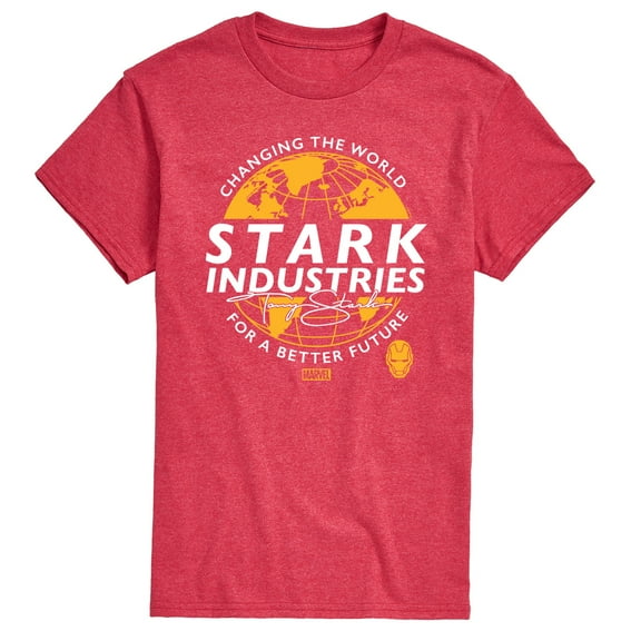 Marvel Iron Man - Stark Industries - Men's Short Sleeve Graphic T-Shirt