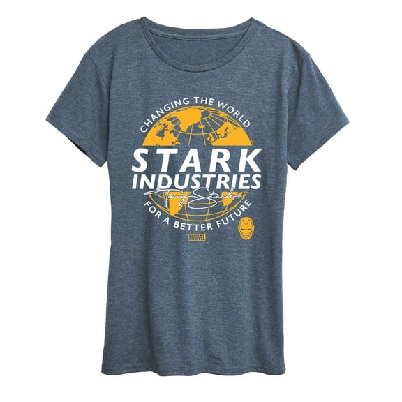 Marvel Iron Man - Stark Industries - Women's Short Sleeve Graphic T-Shirt