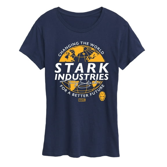 Marvel Iron Man - Stark Industries - Women's Short Sleeve Graphic T-Shirt