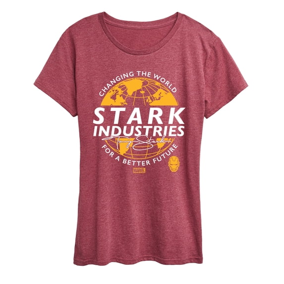 Marvel Iron Man - Stark Industries - Women's Short Sleeve Graphic T-Shirt
