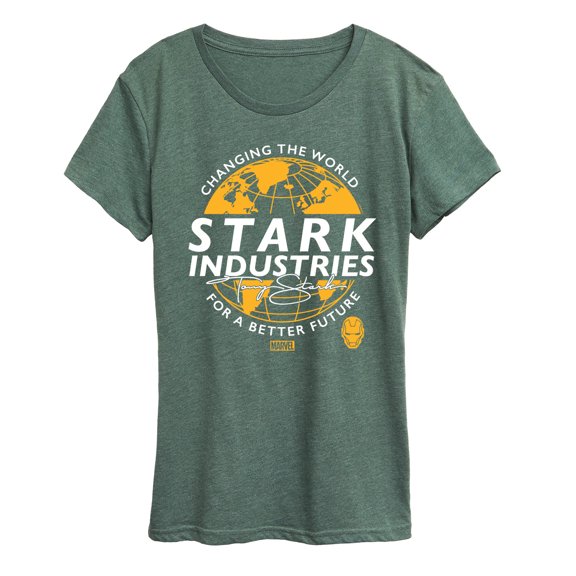 Marvel Iron Man - Stark Industries - Women's Short Sleeve Graphic T-Shirt