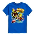thumbnail image 1 of Marvel Iron Man - Sticker Style - Toddler And Youth Short Sleeve Graphic T-Shirt, 1 of 5