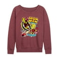thumbnail image 1 of Marvel Iron Man - Sticker Style - Women's French Terry Pullover Sweatshirt, 1 of 5