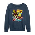thumbnail image 1 of Marvel Iron Man - Sticker Style - Women's French Terry Pullover Sweatshirt, 1 of 5