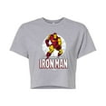 thumbnail image 1 of Marvel Iron Man - The Invincible Iron Man - Juniors Cropped Graphic T-Shirt, 1 of 5