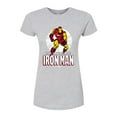 thumbnail image 1 of Marvel Iron Man - The Invincible Iron Man - Juniors Fitted Graphic T-Shirt, 1 of 4