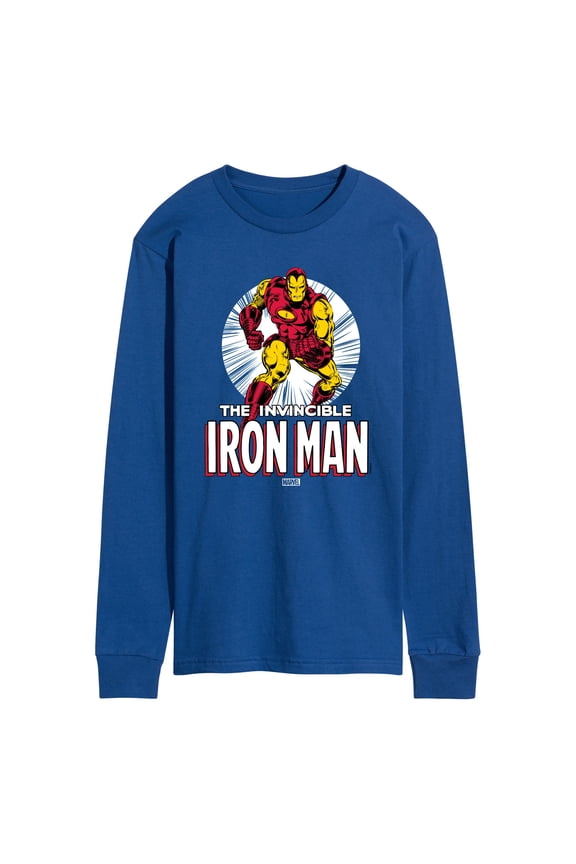 Iron Man - The Invincible Iron Man - Men's Long Sleeve Graphic T-Shirt