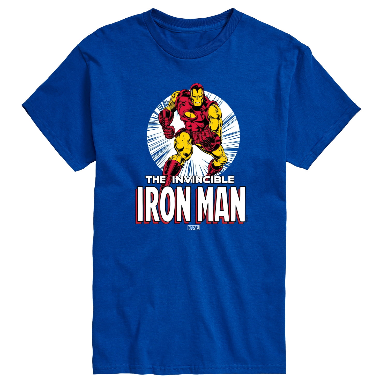 Marvel Iron Man - The Invincible Iron Man - Men's Short Sleeve Graphic T-Shirt