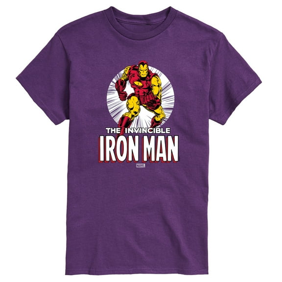 Marvel Iron Man - The Invincible Iron Man - Men's Short Sleeve Graphic T-Shirt