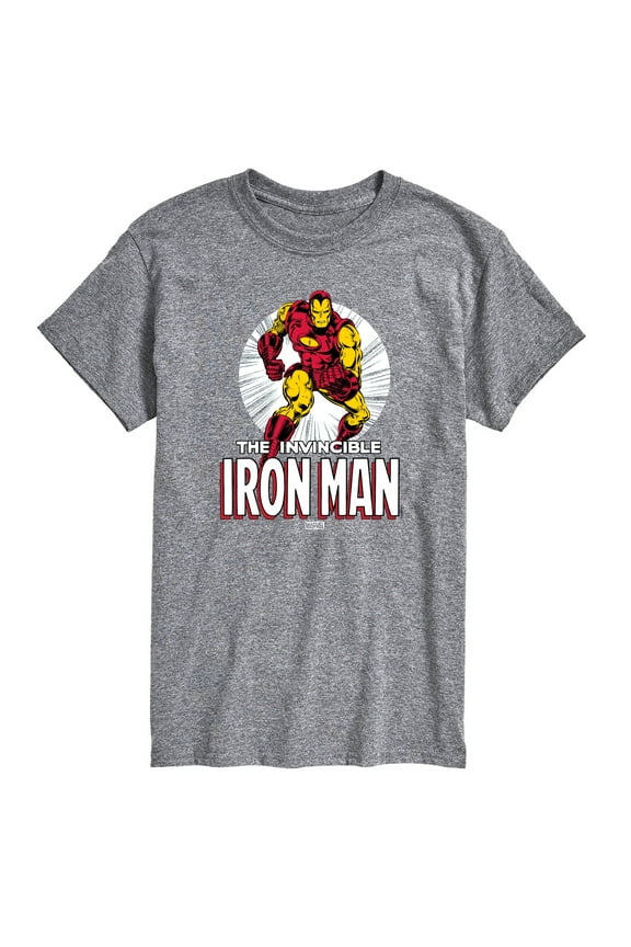 Iron Man - The Invincible Iron Man - Men's Short Sleeve Graphic T-Shirt