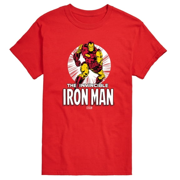 Marvel Iron Man - The Invincible Iron Man - Men's Short Sleeve Graphic T-Shirt