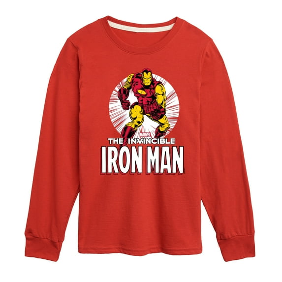 Marvel Iron Man - The Invincible Iron Man - Toddler And Youth Long Sleeve Graphic T-Shirt