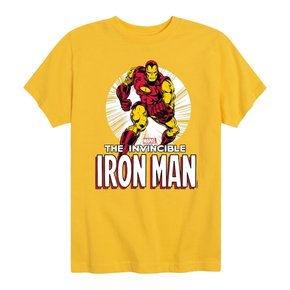 Marvel Iron Man - The Invincible Iron Man -Toddler And Youth Short Sleeve Graphic T-Shirt