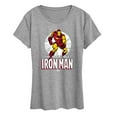 thumbnail image 1 of Marvel Iron Man - The Invincible Iron Man - Women's Short Sleeve Graphic T-Shirt, 1 of 4