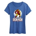 thumbnail image 1 of Marvel Iron Man - The Invincible Iron Man - Women's Short Sleeve Graphic T-Shirt, 1 of 4