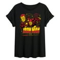 thumbnail image 1 of Marvel Iron Man - Tony Stark Armor Specs - Women's Oversized Graphic T-Shirt, 1 of 5