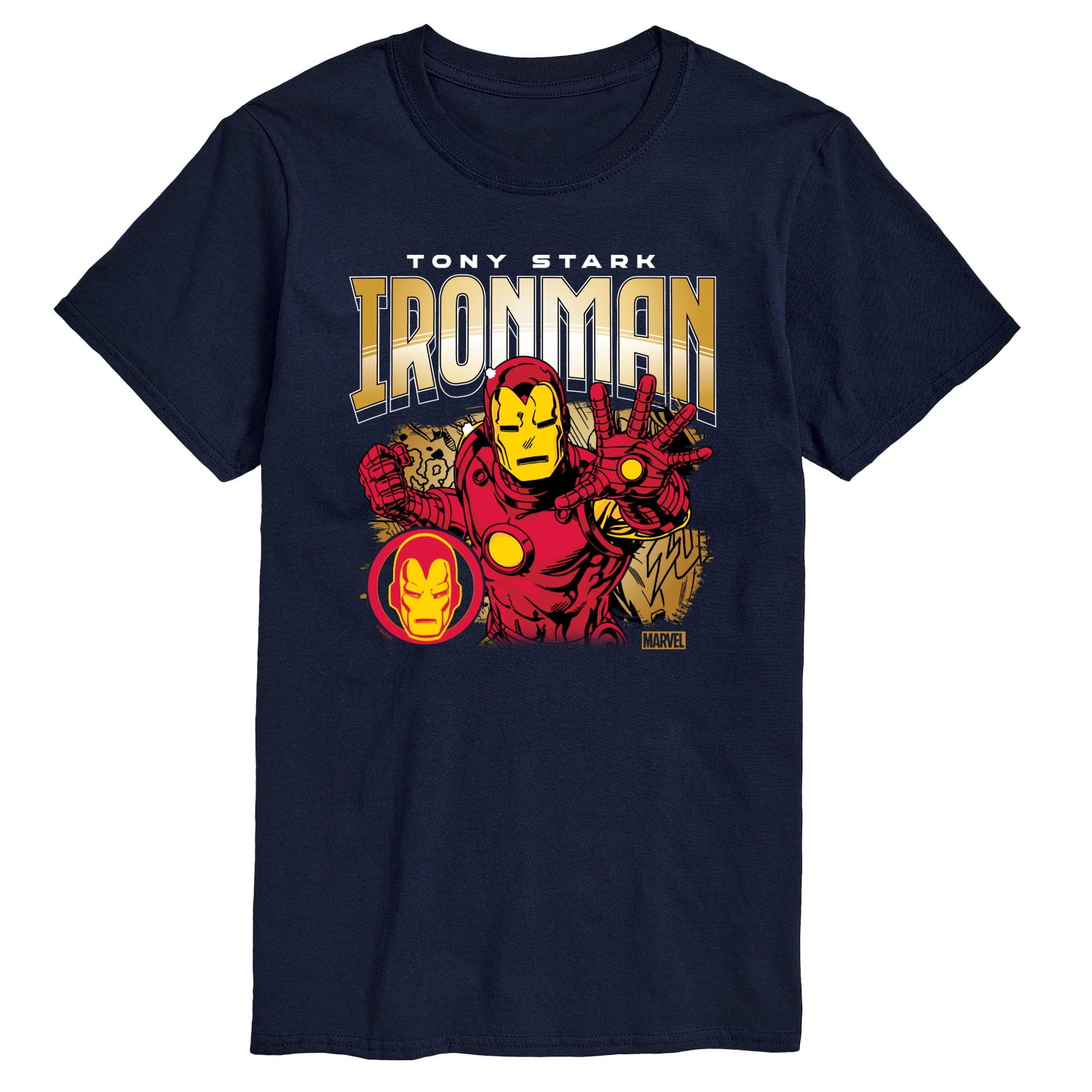 Marvel Iron Man - Tony Stark - Men's Short Sleeve Graphic T-Shirt