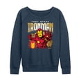 thumbnail image 1 of Marvel Iron Man - Tony Stark - Women's French Terry Pullover Long Sleeve Shirt, 1 of 5