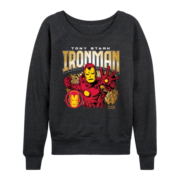 Marvel Iron Man - Tony Stark - Women's French Terry Pullover Sweatshirt