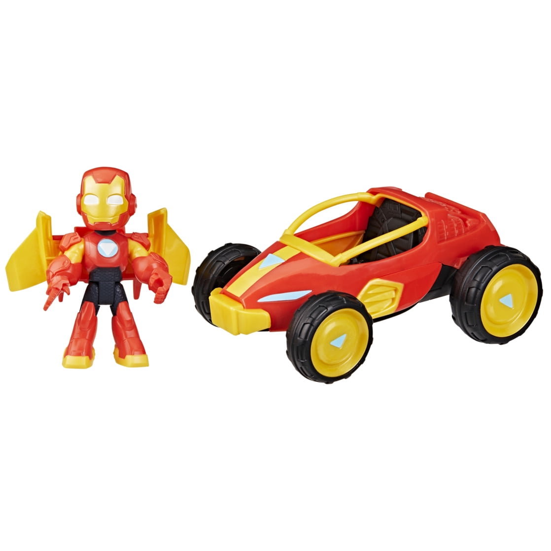 Marvel Iron Man and his Awesome Friends Iron Racer Action Figure & Toy Vehicle for Kids Ages 3 and up