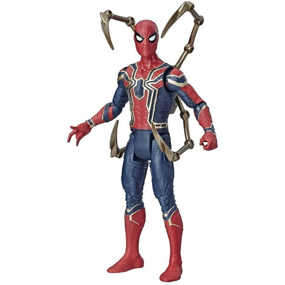 Marvel Iron Spider Action Figure, Movie-Inspired, Poseable, Collectible, 6 In