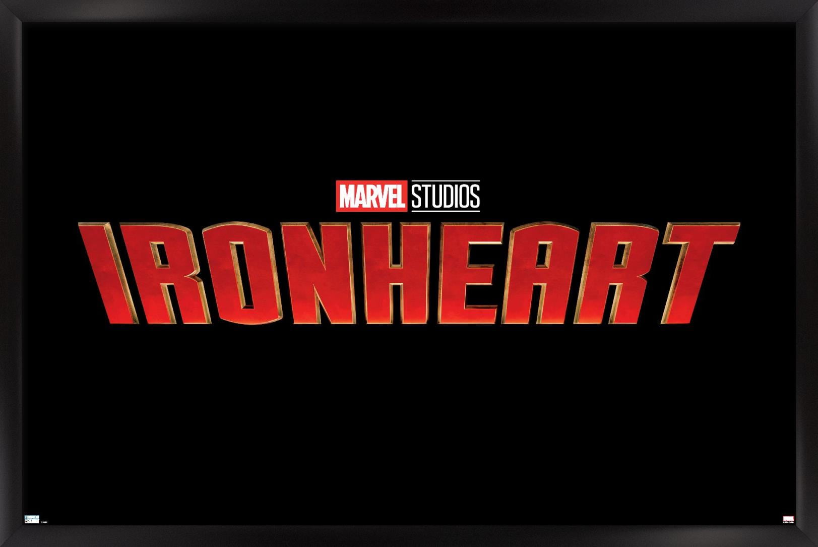 Marvel Ironheart - Logo Wall Poster, 14.725" x 22.375", Framed
