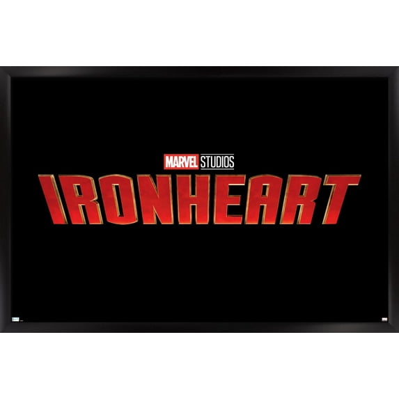 Marvel Ironheart - Logo Wall Poster, 14.725" x 22.375", Framed