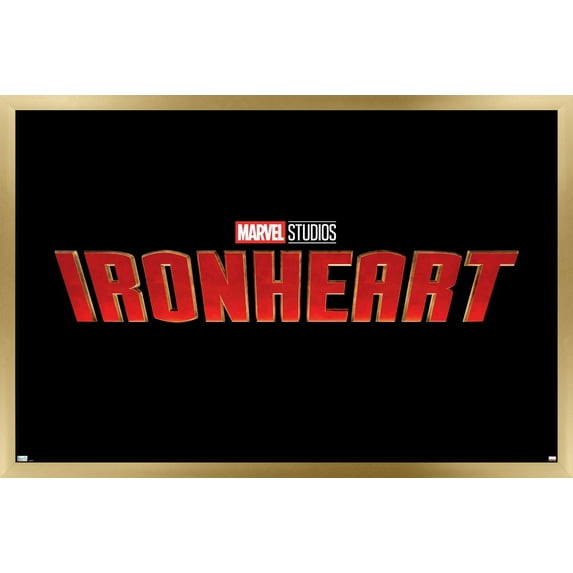 Marvel Ironheart - Logo Wall Poster, 22.375" x 34", Framed