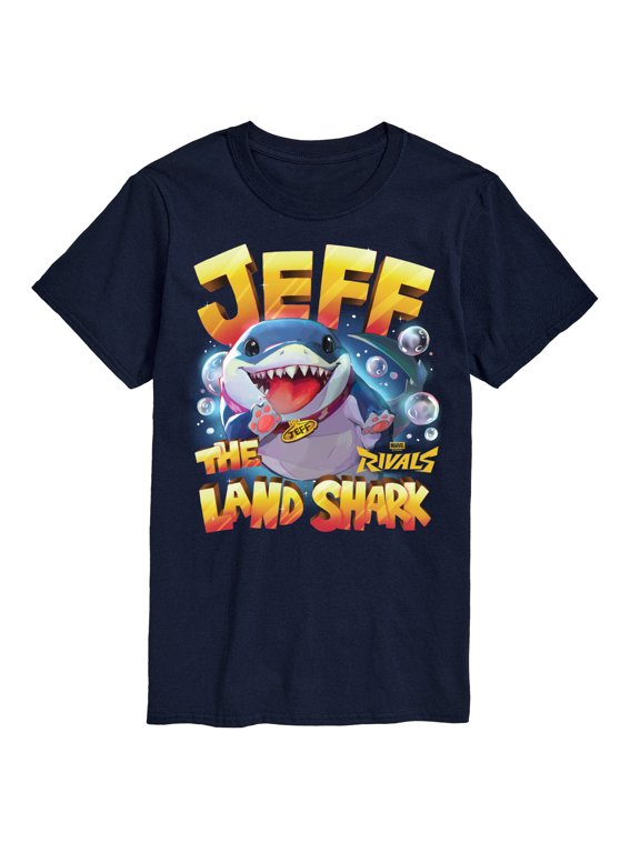 - Jeff The Landshark Men's Short Sleeve Graphic T-Shirt