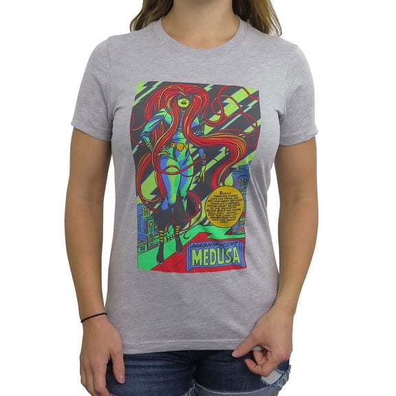 Marvel Junior's Inhumans Medusa Blacklight T-Shirt M