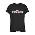 thumbnail image 1 of Marvel Juniors' Black Widow Movie Logo T-Shirt, 1 of 2