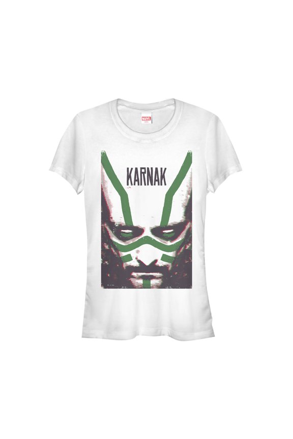 Juniors' Inhumans Karnak Stripes T-Shirt