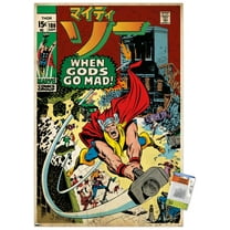 Marvel Katakana - Thor #108 Wall Poster with Pushpins, 22.375" x 34"