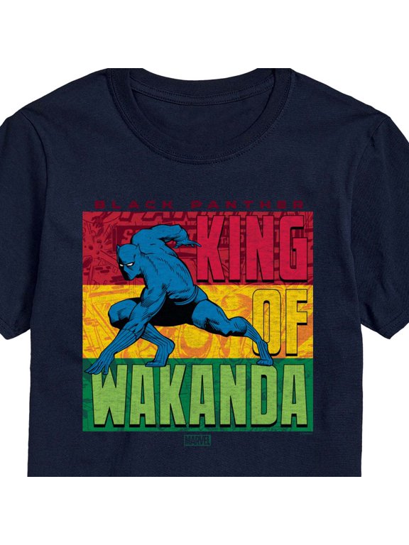 - King Of Wakanda Men's Short Sleeve Graphic T-Shirt