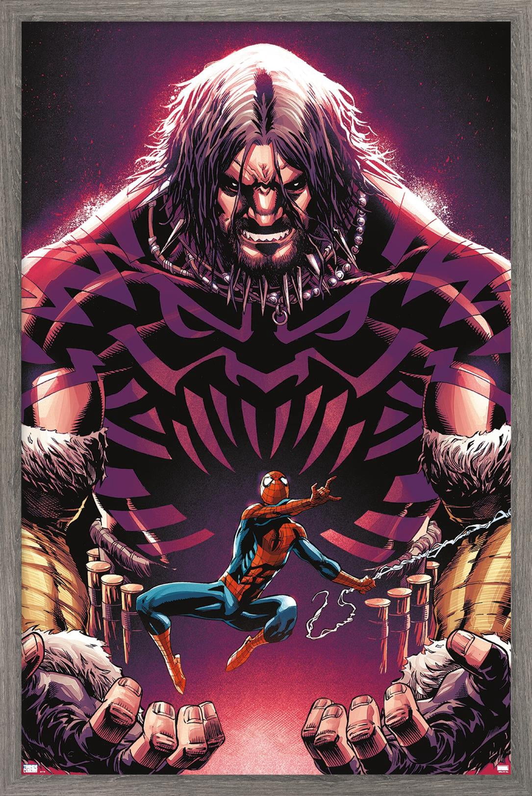 Marvel Kraven The Hunter - Amazing Spider-Man #17 Wall Poster, 14.725" x 22.375" Framed