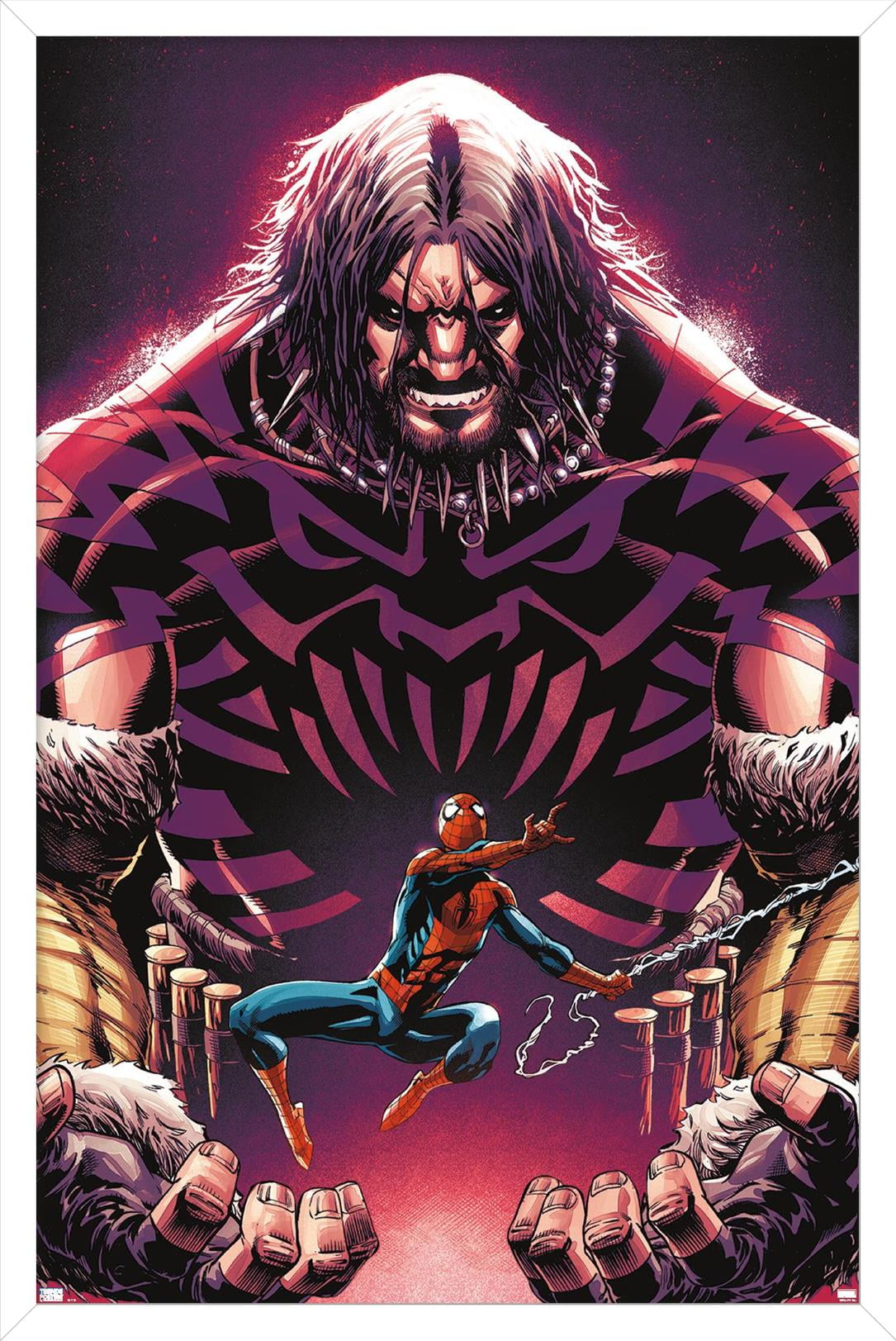 Marvel Kraven The Hunter - Amazing Spider-Man #17 Wall Poster, 14.725" x 22.375" Framed