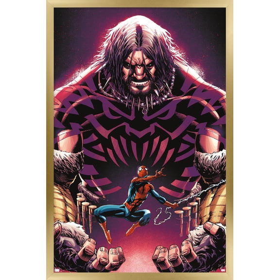 Marvel Kraven The Hunter - Amazing Spider-Man #17 Wall Poster, 22.375" x 34" Framed